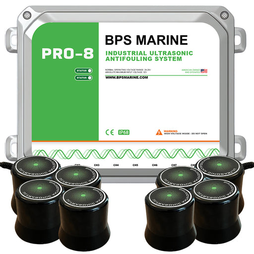 BPS Marine PRO8 8Transducer Ultrasonic Antifouling System  24VDC 24VPRO8