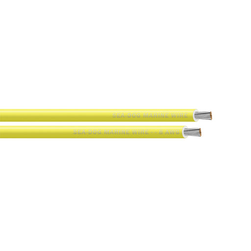 SeaDog 8 AWG Yellow Primary Wire  1000 8008039