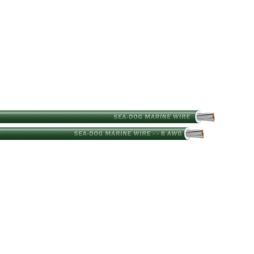 SeaDog 8 AWG Green Primary Wire  1000 8008049