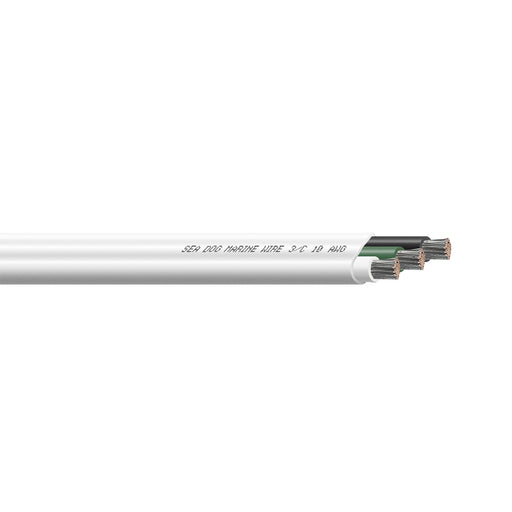 SeaDog 103 AWG Flat Triplex Wire  WhiteGreenBlack  300 8010305