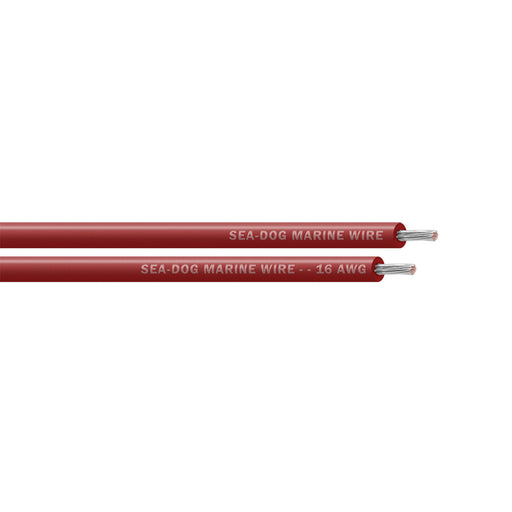 SeaDog 16 AWG Red Primary Wire  250 8016024