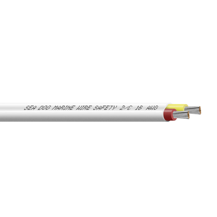 SeaDog 162 Flat Duplex Safety Wire  RedYellow  100 8016222