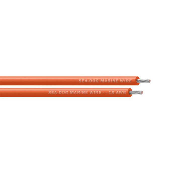 SeaDog 18 AWG Orange Primary Wire  100 8018082