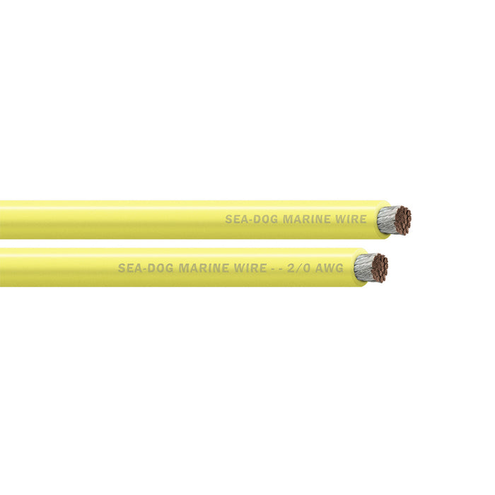 SeaDog 20 AWG Yellow Battery Cable  25 8021030