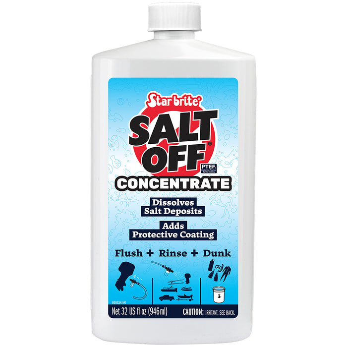 Star brite Salt Off  Concentrate Salt Remover Wash  Engine Flush  32 oz 93932