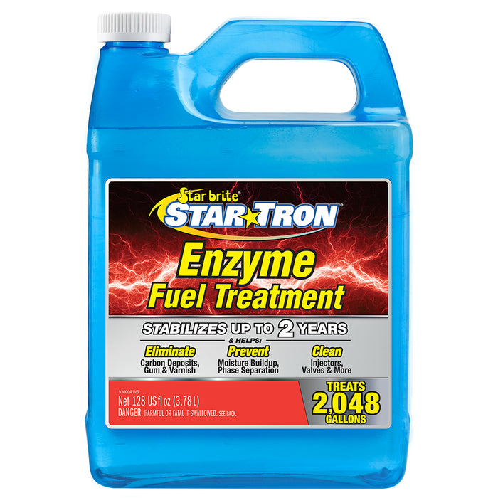 Star brite StarTron Enzyme Fuel Treatment  Concentrate Gas Formula  1 Gallon 93000