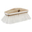 Star brite Deluxe White Stiff Heavy Duty 8 Brush Head wBumper  Dual Connection 40163