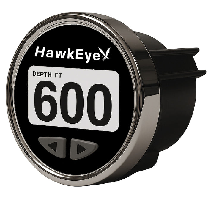HawkEye DepthTrax Edge InDash Depth Finder  HD Color Display  600 Max Depth  TM Transducer DT3BXTM