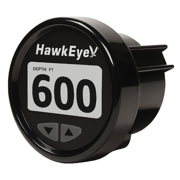HawkEye DepthTrax Edge InDash Depth Finder  HD Color Display  600 Max Depth  TM Transducer DT3BXTM