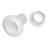 TH Marine Recessed Flapper Scupper Drains  White RFS2DP