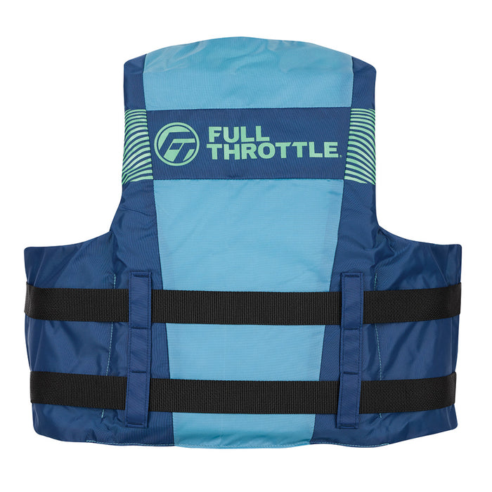 Full Throttle Nylon Life Jacket  Youth  BlueBlack 11220050000226