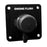 Flushmaster Vertical Single Outlet Flush Port Reroute  Black Acrylic  38 Barb SMQCR1BV38