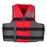 Full Throttle Adult Nylon Life Jacket  LXL  BlackRed 11220010005026