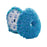 Lake Country Marine BlueTeal Medium Cut Wool Flat Pad  6 x 1 ML900FLATLC