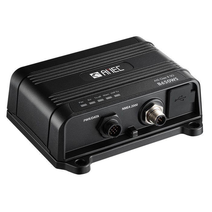 AMEC B650WS Class B AIS Transceiver wWIFI  VHF Antenna Splitter  5WSOTDMA NMEA 2000 NMEA 0183 USB AMECB650WS010