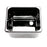 Scandvik Rectangular Sink Stainless Steel  Right Side Drain 10224