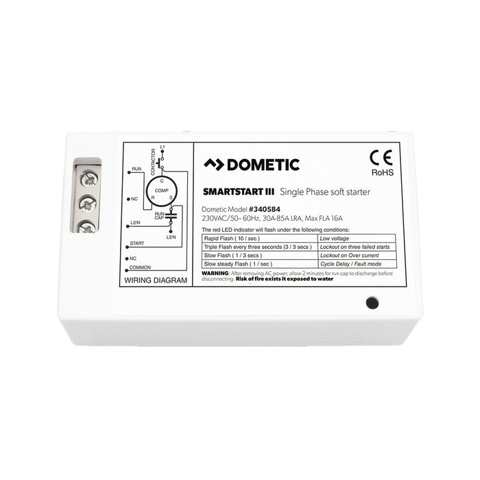 Dometic SmartStart III Single Phase Soft Starter f230V GT16 Marine Air Conditioner 9610003000