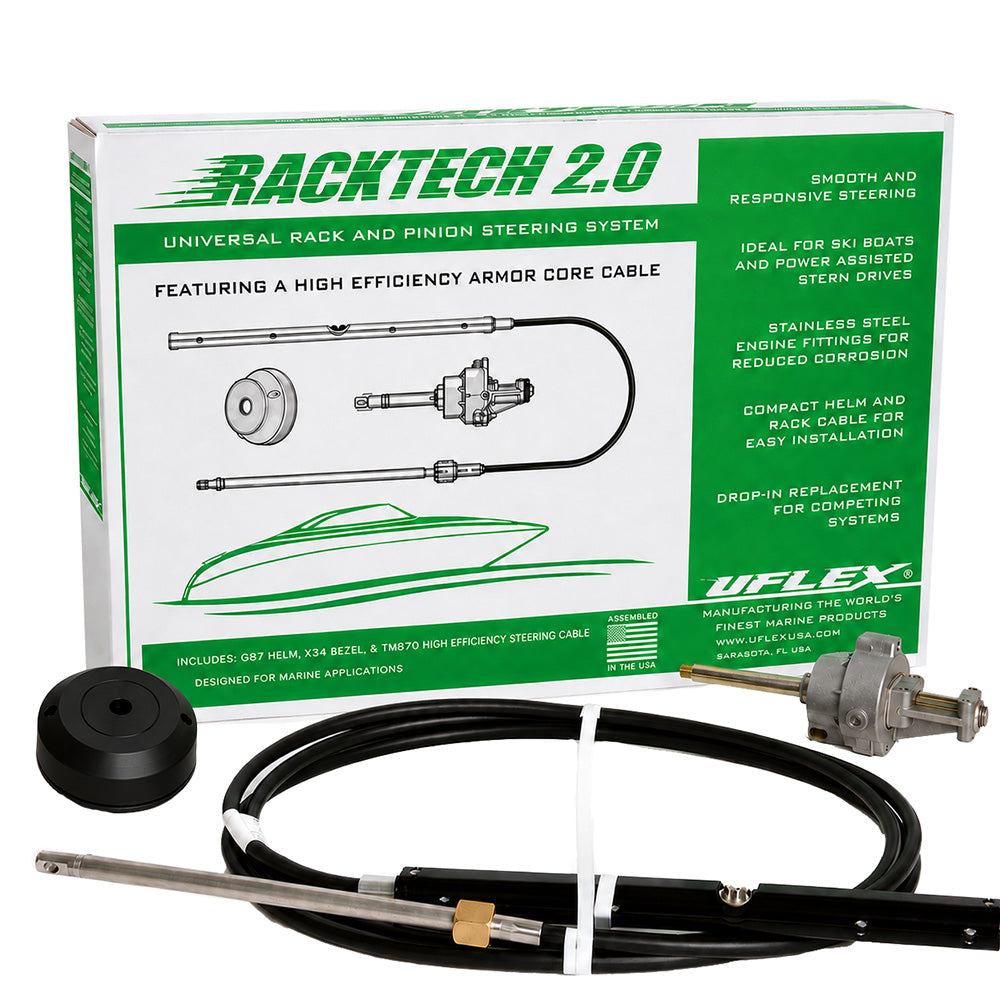 Uflex Racktech  20 High Efficiency Rack  Pinion System Kit  16 Cable RACKTECH2016