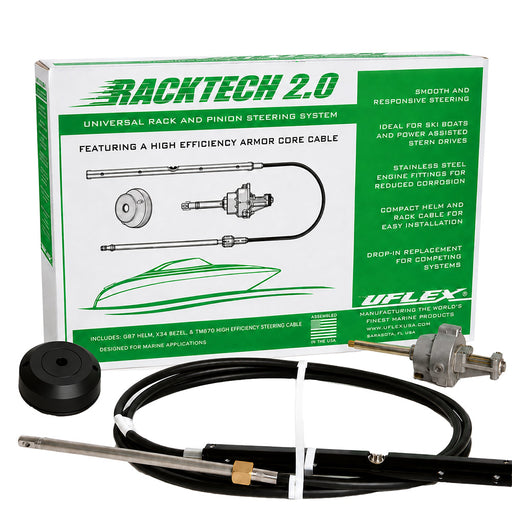 Uflex Racktech  20 High Efficiency Rack  Pinion System Kit  18 Cable RACKTECH2018