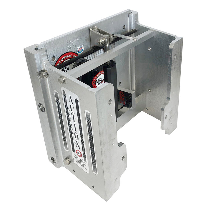 Bobs Machine 8 Setback Action Series Hydraulic Jack Plate  Silver 100108001NOPCNOSPNNG