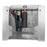 Bobs Machine 10 Setback Action Series Hydraulic Jack Plate  Silver 100111000NOPCNOSPNNG