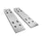 Bobs Machine Reversible Transom Wedges 5 Degrees  Aluminum Finish 319200000NOPC