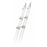 Rupp 18 White Carbon Fiber Telescoping Outrigger Poles 15 Diameter Pair A01800CFTW