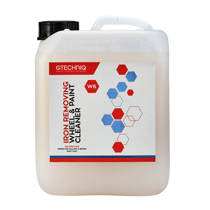 Gtechniq Auto W6 Iron Removing Wheel  Paint Cleaner  5 Liter W6 5