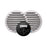 Aquatic AV GS2 Gauge Stereo  Pair of EC651 65 White Speakers CK303