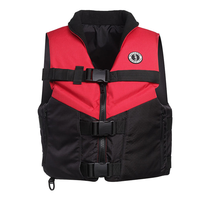 Mustang Accel Foam Vest  RedBlack  Large MV4627123L