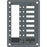 Blue Sea 8087 8 Position DC CSeries Panel  Blank 8087