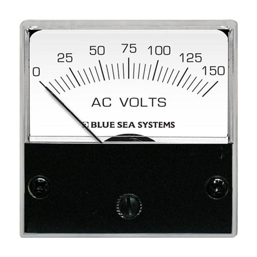 Blue Sea 8244 AC Analog Micro Voltmeter  2 Face 0150 Volts AC 8244