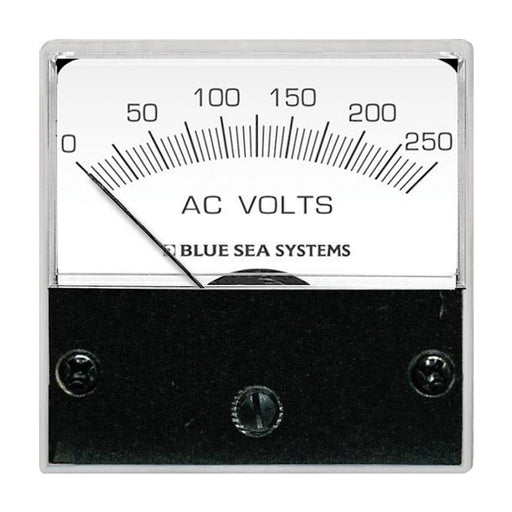 Blue Sea 8245 AC Analog Micro Voltmeter  2 Face 0250 Volts AC 8245