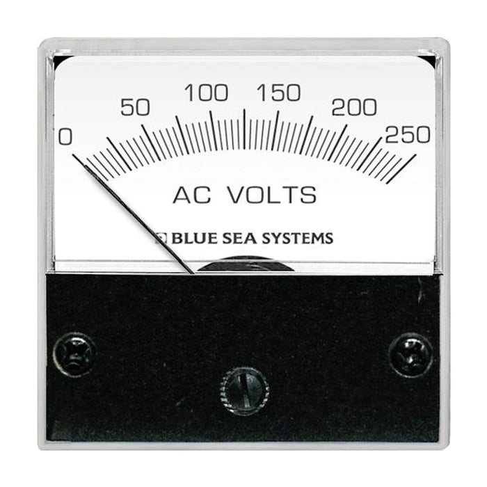 Blue Sea 8245 AC Analog Micro Voltmeter  2 Face 0250 Volts AC 8245