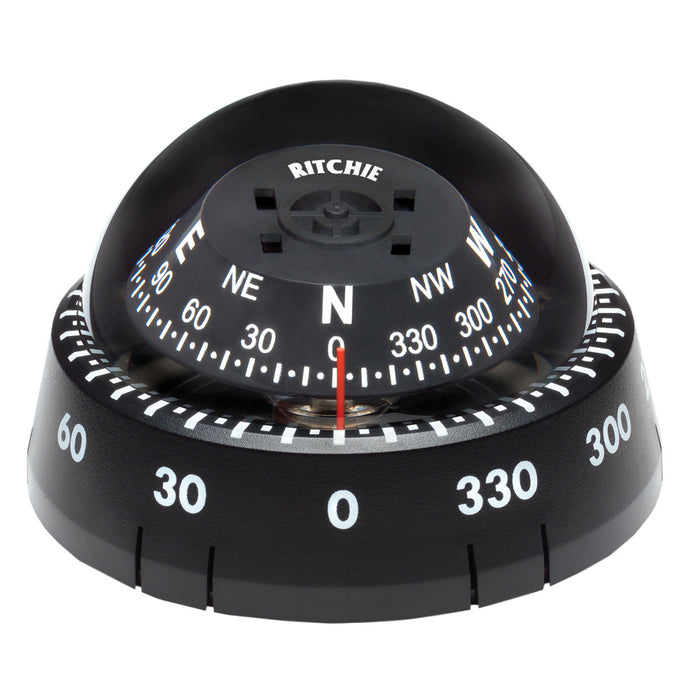Ritchie XP99 Kayaker Compass  Surface Mount  Black XP99