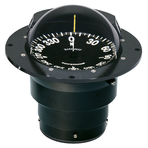 Ritchie FB500 Globemaster Compass  Flush Mount  Black  12V  5 Degree Card FB500