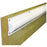 Dock Edge Standard D PVC Profile 16ft Roll  White 1190F