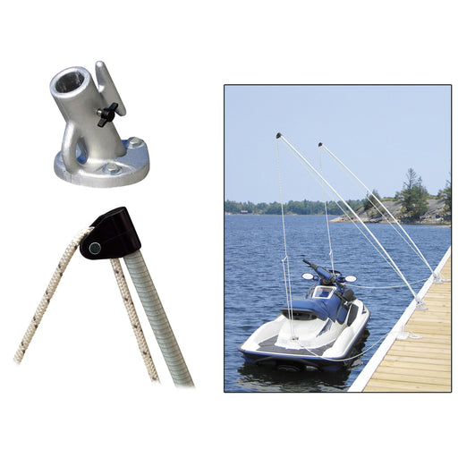 Dock Edge Economy Mooring Whips 2PC 12ft 4000 LBS up to 23 ft 3120F