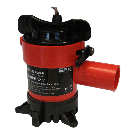 Johnson Pump 1250 GPH Bilge Pump 118 Hose 12V 42123