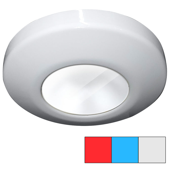 i2Systems Profile P1120 TriLight Surface Light  Red Cool White  Blue  White Finish P1120Z31HAE