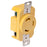 Marinco 305CRR 30A Receptacle  Yellow  125V 305CRR