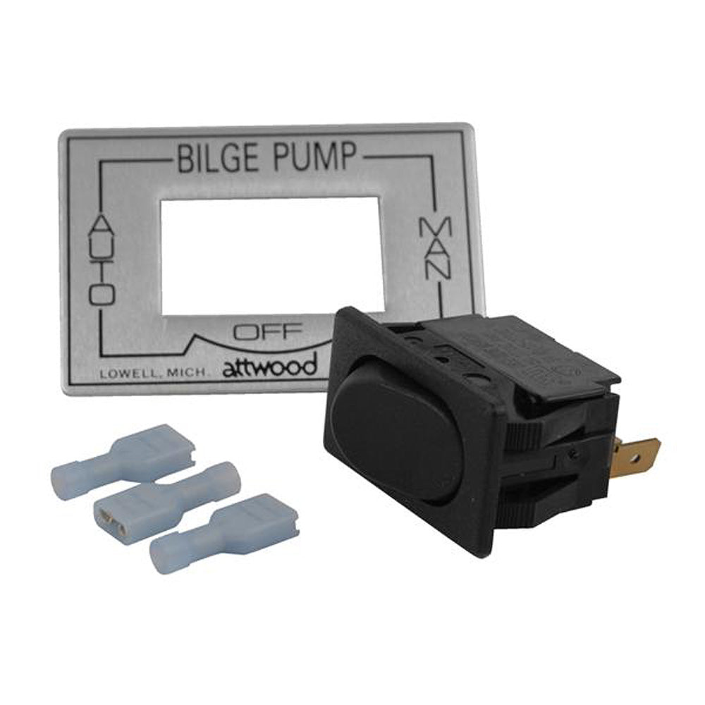 Attwood 3Way AutoOffManual Bilge Pump Switch 7615A3
