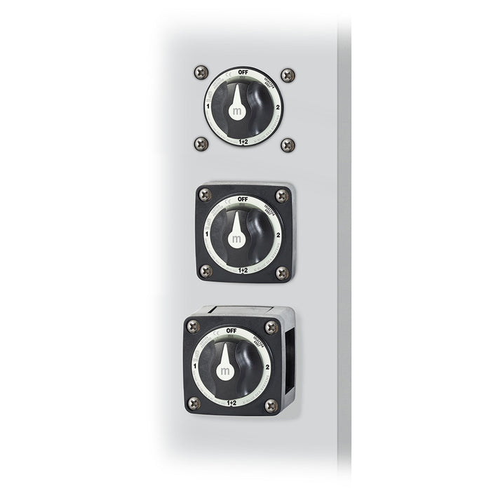 Blue Sea 6007200 Battery Switch Mini  4 Position  Black 6007200