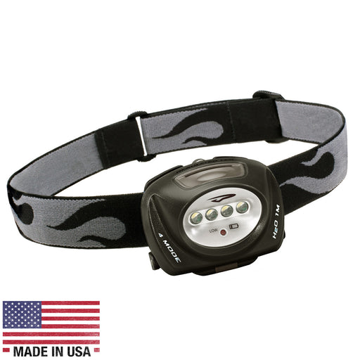 Princeton Tec QUAD LED Headlamp  Black QUADBK