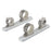 TACO 2Rod Hanger wPoly Rack  Polished Stainless Steel F1627511