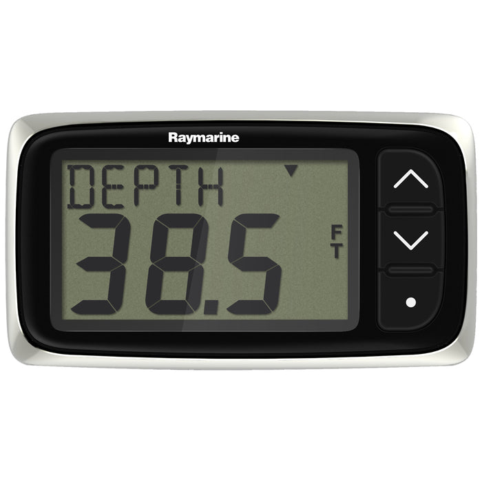 Raymarine i40 Depth Display System wThruHull Transducer E70142