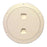 Beckson 6 Smooth Center ScrewOut Deck Plate  Beige DP60N