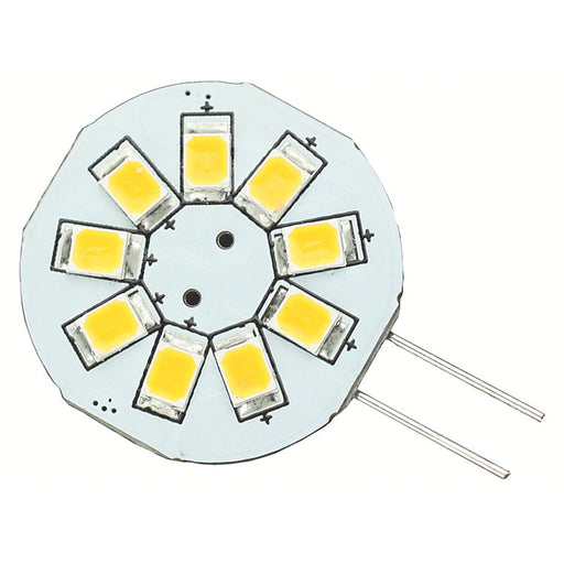 Lunasea G4 8 LED Side Pin Light Bulb  12VAC or 1030VDC12W123 Lumens  Warm White LLB216W2100