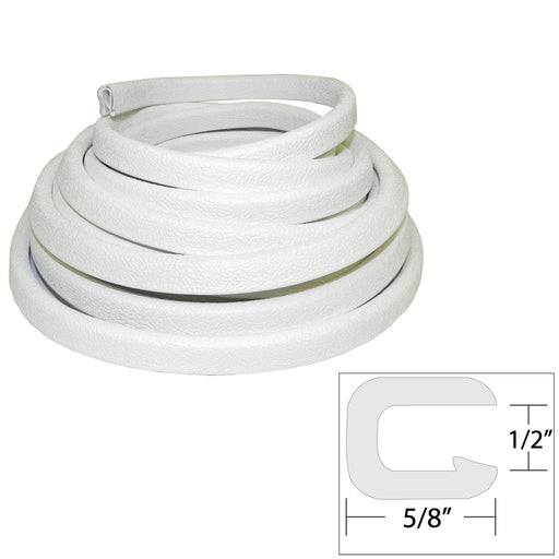 TACO Flexible Vinyl Trim  12 Opening x W x 25L  White V301316W251
