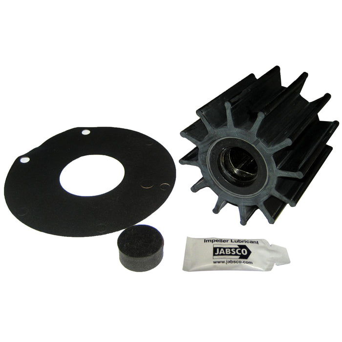 Jabsco Impeller Kit  12 Blade  Neoprene  3 Diameter  Plastic Insert  Double Flat Drive 173700001P